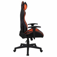 Кресло компьютерное BRABIX "GT Racer GM-100", две подушки, экокожа, черное/оранжевое, 531925 Кресло компьютерное BRABIX "GT Racer GM-100", две подушки, экокожа, черное/оранжевое, 531925 - фото 3