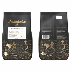 Кофе в зернах AMBASSADOR "Crema" 1 кг Кофе в зернах AMBASSADOR "Crema" 1 кг - фото 2
