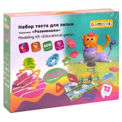 Тесто-пластилин для лепки BAMBOX (БАМБОКС), НАБОР "Развивашка" с цифрами и формочками, 107255 - фото 13