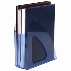 Лоток вертикальный для бумаг BRAUBERG "Delta", 240х90х240 мм, тонированный синий, 237245 Лоток вертикальный для бумаг BRAUBERG "Delta", 240х90х240 мм, тонированный синий, 237245 - фото 6