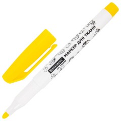 Маркеры для ткани 10 ЦВЕТОВ, TEXTILE MARKER, несмываемые, круглый наконечник 1-3 мм, BRAUBERG, 152656 - фото 4
