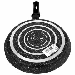 Сковорода блинная 22 см антипригарное покрытие, soft-touch ручка, SCOVO "Hi-Black", HB-039 Сковорода блинная 22 см антипригарное покрытие, soft-touch ручка, SCOVO "Hi-Black", HB-039 - фото 5