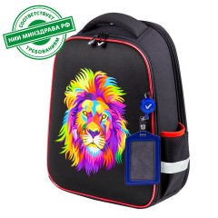 Ранец BRAUBERG FIT, 2 отделения, "Colorful lion", 38х27х14 см, 270618 Ранец BRAUBERG FIT, 2 отделения, "Colorful lion", 38х27х14 см, 270618 - фото 10