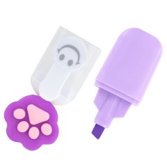 Набор текстовыделителей с топперами 6 ЦВЕТОВ ПАСТЕЛЬ, "ЛАПКИ", линия 1-4 мм, FUNSTER (ФАНСТЕР), 152650 - фото 3