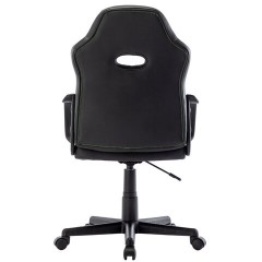 Кресло компьютерное BRABIX "Stripe GM-202", экокожа, черное/зеленое, 532511 Кресло компьютерное BRABIX "Stripe GM-202", экокожа, черное/зеленое, 532511 - фото 4