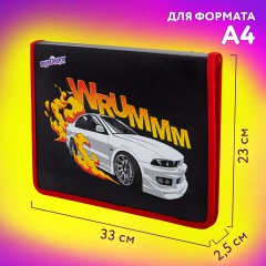 Папка для труда на молнии ЮНЛАНДИЯ А4, 1 отделение, откидная планка, органайзер, "Wrum", 272225 Папка для труда на молнии ЮНЛАНДИЯ А4, 1 отделение, откидная планка, органайзер, "Wrum", 272225 - фото 12