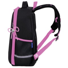 Ранец BRAUBERG LIGHT, 1 отделение, с брелоком, "Стильный бант", 36х26х13 см, 274386 - фото 3