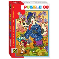 Пазл картонный 80 элементов, "Любимые герои", АССОРТИ, поле 23х16,5 см, STEP PUZZLE - фото 8