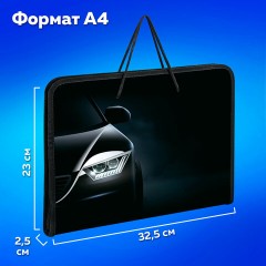 Папка для труда на молнии с ручками ПИФАГОР А4, 1 отделение, пластик, органайзер, "Car flash", 272231 Папка для труда на молнии с ручками ПИФАГОР А4, 1 отделение, пластик, органайзер, "Car flash", 272231 - фото 12