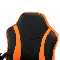 Кресло компьютерное BRABIX "Shark GM-203", экокожа, черное/оранжевое, 532513 Кресло компьютерное BRABIX "Shark GM-203", экокожа, черное/оранжевое, 532513 - фото 10