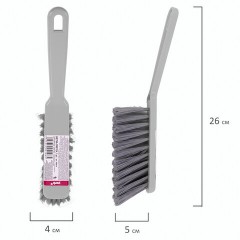 Щетка-сметка для уборки, ручка 16 см, длина щетины 5 см, ширина 4 см, пластик, цвет ассорти, YORK, 60010 - фото 11
