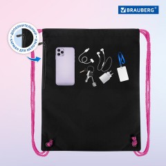 Мешок для обуви BRAUBERG PREMIUM, карман, подкладка, светоотражайка, 43х33 см, "Neon cat", 271621 Мешок для обуви BRAUBERG PREMIUM, карман, подкладка, светоотражайка, 43х33 см, "Neon cat", 271621 - фото 13