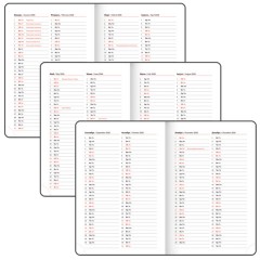 Ежедневник датированный 2026, А5, 138x213 мм, BRAUBERG "Assistant", под кожу, держатель, розовый, 117377 - фото 7