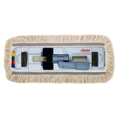 Насадка МОП плоская 50 см, VILEDA PROFESSIONAL "КонтрактПлюс Комби", уши (ТИП УВ) хлопок / полиэстер, бежевый, 167294 - фото 11