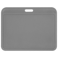 Бейдж горизонтальный (54х85 мм), серый, МАТОВАЯ ПОВЕРХНОСТЬ, BRAUBERG EXTRA, 238817 - фото 2