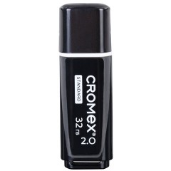 Флеш-диск 32 GB, CROMEX (КРОМЕКС) Standard USB 2.0, черный, 514159 - фото 2