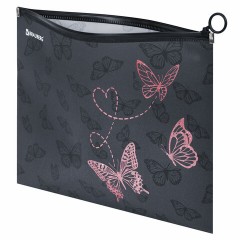 Папка для тетрадей BRAUBERG А4, 1 отделение, пластик, на zip-lock-молнии, "Neon butterflies", 272103 Папка для тетрадей BRAUBERG А4, 1 отделение, пластик, на zip-lock-молнии, "Neon butterflies", 272103 - фото 3
