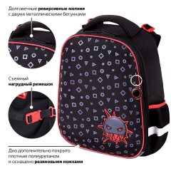 Ранец BRAUBERG LUMINOUS, 2 отделения, с брелоком, "Danger", СВЕТЯЩИЙСЯ РИСУНОК, 38х29х16 см, 272069 Ранец BRAUBERG LUMINOUS, 2 отделения, с брелоком, "Danger", СВЕТЯЩИЙСЯ РИСУНОК, 38х29х16 см, 272069 - фото 16