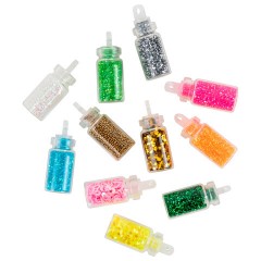 Блестки для декора НАБОР 24 вида по 2 грамма, в стеклянных тубах, ОСТРОВ СОКРОВИЩ, 665680 - фото 6