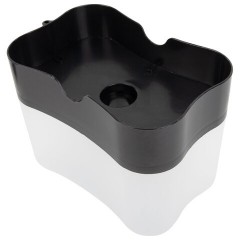 Диспенсер/дозатор для моющего средства, органайзер + губка, ЧЕРНЫЙ, 7х14х11 см, ЛЮБАША, 700040 - фото 6