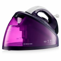 Парогенератор BRAYER BR4152, 2800 Вт, 6,5 Бар, пар 160 г/мин, паровой удар 480 г/мин, 1,8 л, фиолетовый Парогенератор BRAYER BR4152, 2800 Вт, 6,5 Бар, пар 160 г/мин, паровой удар 480 г/мин, 1,8 л, фиолетовый - фото 2