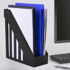 Лоток вертикальный для бумаг, увеличенная ширина (277х100х290 мм), BRAUBERG-MAXI, черный, 231050 Лоток вертикальный для бумаг, увеличенная ширина (277х100х290 мм), BRAUBERG-MAXI, черный, 231050 - фото 5