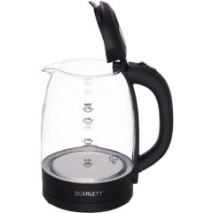 Чайник SCARLETT SC-EK27G11, 1,7 л, 2200 Вт, закрытый нагревательный элемент, стекло, черный Чайник SCARLETT SC-EK27G11, 1,7 л, 2200 Вт, закрытый нагревательный элемент, стекло, черный - фото 6