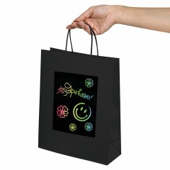 Пакет подарочный КОМПЛЕКТ 7 штук, 26x13x32 см, скретч-слой + стилус, "Black Kraft", ЗОЛОТАЯ СКАЗКА, 591970 Пакет подарочный КОМПЛЕКТ 7 штук, 26x13x32 см, скретч-слой + стилус, "Black Kraft", ЗОЛОТАЯ СКАЗКА, 591970 - фото 9