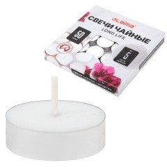 Свечи чайные Long Life, до 5 часов горения, вес 12 г, КОМПЛЕКТ 50 шт., в гильзе, LAIMA, 609200 Свечи чайные Long Life, до 5 часов горения, вес 12 г, КОМПЛЕКТ 50 шт., в гильзе, LAIMA, 609200 - фото 7