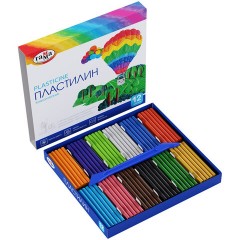 Пластилин классический ГАММА "Классический", 12 цветов, 240 г, со стеком, картонная упаковка, 281033 - фото 5