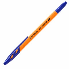 Ручки шариковые BRAUBERG "ULTRA ORANGE", СИНИЕ, НАБОР 10 штук, корпус оранжевый, узел 0,7 мм, 143571 Ручки шариковые BRAUBERG "ULTRA ORANGE", СИНИЕ, НАБОР 10 штук, корпус оранжевый, узел 0,7 мм, 143571 - фото 3