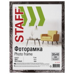 Рамка 30х40 см, небьющаяся, STAFF "Grand", багет 18 мм, цвет венге, МДФ, 391203 - фото 6