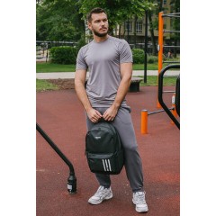 Рюкзак HEIKKI ENERGETIC (ХЕЙКИ) универсальный, эргономичный, "Strips", черный, 43х30х16 см, 273860 - фото 9