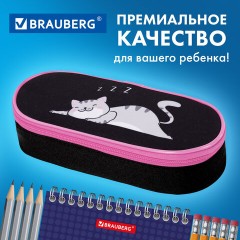 Пенал-футляр BRAUBERG, 1 отделение, органайзер, полиэстер, 22x9х5 см, "Don't wake up", 272311 Пенал-футляр BRAUBERG, 1 отделение, органайзер, полиэстер, 22x9х5 см, "Don't wake up", 272311 - фото 10