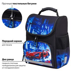 Ранец ПИФАГОР BASIC, 1 отделение, 3 кармана, эргономичная спинка, "Speed rusher", 35х28х18 см, 273141 Ранец ПИФАГОР BASIC, 1 отделение, 3 кармана, эргономичная спинка, "Speed rusher", 35х28х18 см, 273141 - фото 13