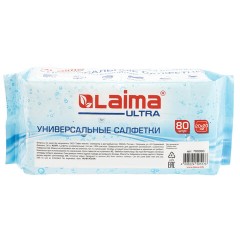 Салфетки СУПЕРВПИТЫВАЮЩИЕ СУХИЕ универсальные, 80 штук, 20х20 см, диспенсер, 100% ВИСКОЗА, LAIMA ULTRA, 700993 - фото 3
