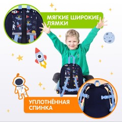 Рюкзак BRAUBERG KIDS PLAY детский, 1 отделение, 3 кармана, "In space", 29х23х12 см, 272051 Рюкзак BRAUBERG KIDS PLAY детский, 1 отделение, 3 кармана, "In space", 29х23х12 см, 272051 - фото 11