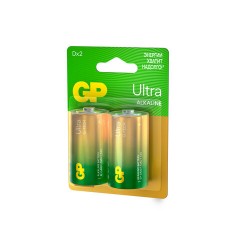 Батарейки КОМПЛЕКТ 2 шт., GP Ultra G-Tech, D (LR20, 13А), алкалиновые, блистер, 13AU-CR2 Батарейки КОМПЛЕКТ 2 шт., GP Ultra G-Tech, D (LR20, 13А), алкалиновые, блистер, 13AU-CR2 - фото 3