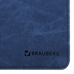 Планинг настольный недатированный (305x140 мм) BRAUBERG "Status", под кожу, 60 л., темно-синий, 113373 - фото 6