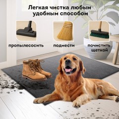 Коврик придверный 90х150 см, СЕРЫЙ, влаго-грязезащитный, 430 г/м2, ребристый, ЛЮБАША СТАНДАРТ, 701039 Коврик придверный 90х150 см, СЕРЫЙ, влаго-грязезащитный, 430 г/м2, ребристый, ЛЮБАША СТАНДАРТ, 701039 - фото 11