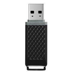 Флеш-диск 64 GB SMARTBUY Quartz USB 2.0, черный, SB64GBQZ-K Флеш-диск 64 GB SMARTBUY Quartz USB 2.0, черный, SB64GBQZ-K - фото 2