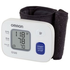 Тонометр OMRON RS2 (HEM-6121-RU), манжета 13,5-21,5 см, автоматический, на запястье, питание 2хААА - фото 3