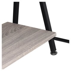 Стол на металлокаркасе BRABIX "LOFT CD-004", 1200х535х1110 мм, 3 полки, цвет дуб антик, 641219 - фото 9