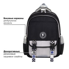 Рюкзак BRAUBERG SNAP, 2 отделения, 3 кармана, "Original black", 39х28х16 см, 272066 Рюкзак BRAUBERG SNAP, 2 отделения, 3 кармана, "Original black", 39х28х16 см, 272066 - фото 8