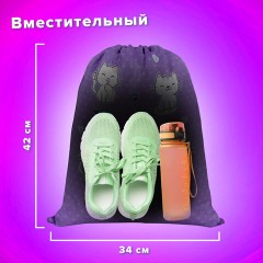 Мешок для обуви BRAUBERG KIDS, с петлей, 42х34 см, "Playing kittens", 272413 Мешок для обуви BRAUBERG KIDS, с петлей, 42х34 см, "Playing kittens", 272413 - фото 11