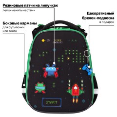 Ранец BRAUBERG PREMIUM, 2 отделения, с брелоком, "Space strike", патчи на липучках, 38х29х16 см, 273104 Ранец BRAUBERG PREMIUM, 2 отделения, с брелоком, "Space strike", патчи на липучках, 38х29х16 см, 273104 - фото 13