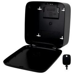 Диспенсер для полотенец LAIMA PROFESSIONAL PREMIUM BLACK (Система H3), V-сложения, черный, ABS-пластик, 609523 - фото 5