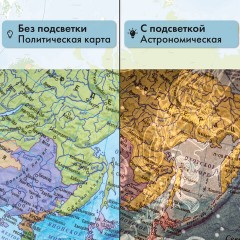 Глобус политический / звездного неба GLOBEN, 25 см, с подсветкой, Ке012500278 Глобус политический / звездного неба GLOBEN, 25 см, с подсветкой, Ке012500278 - фото 19