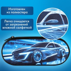 Пенал-футляр BRAUBERG, 1 отделение, органайзер, полиэстер, 22x9х5 см, "Night driver", 272314 Пенал-футляр BRAUBERG, 1 отделение, органайзер, полиэстер, 22x9х5 см, "Night driver", 272314 - фото 7