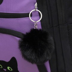 Рюкзак GRIZZLY школьный, укрепленная спинка, 3 отделения, для девочек, "KITTENS", фиолетовый, 39х30х20 см, RG-362-4/2 Рюкзак GRIZZLY школьный, укрепленная спинка, 3 отделения, для девочек, "KITTENS", фиолетовый, 39х30х20 см, RG-362-4/2 - фото 11